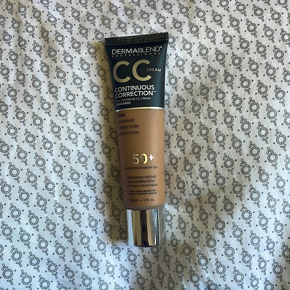Barely used Dermablend SPF50 CC Cream. Wasn’t the right match for my skin tone.